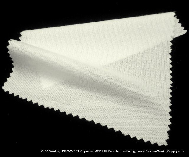 Off-White Weft Fusible Interfacing